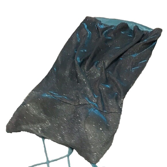 Sophia Thomas Iridescent Homecoming Dress Small Glitter Prom Formal Strappy READ - Picture 7 of 13